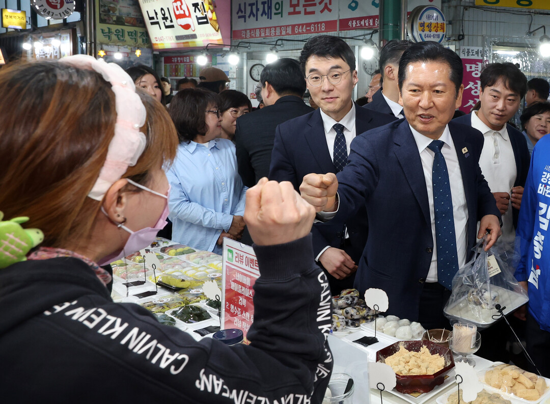 강릉 찾은 정청래 대표